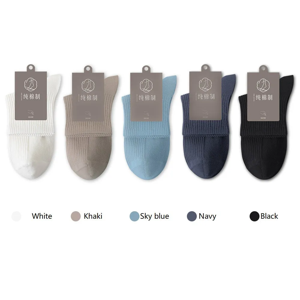 Men's Antibacterial Sweat-absorbent Boneless Cotton Socks