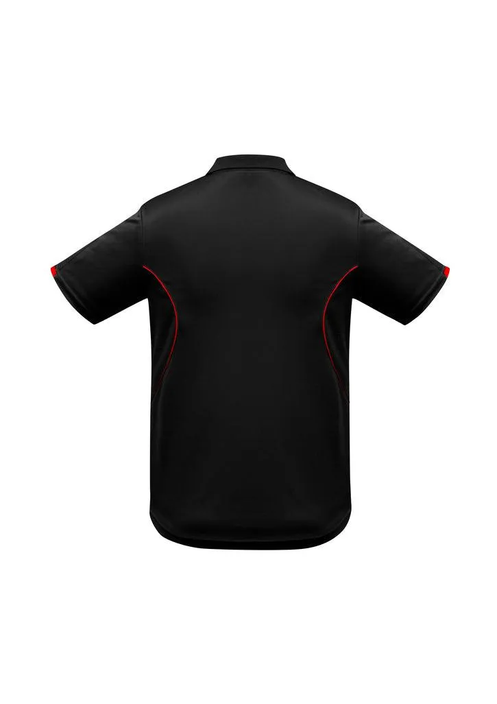 Mens Razor Polo Black/Red