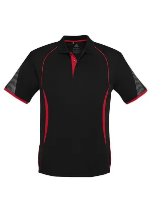 Mens Razor Polo Black/Red