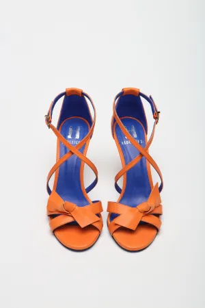 Molly Bow Sandal in Orange