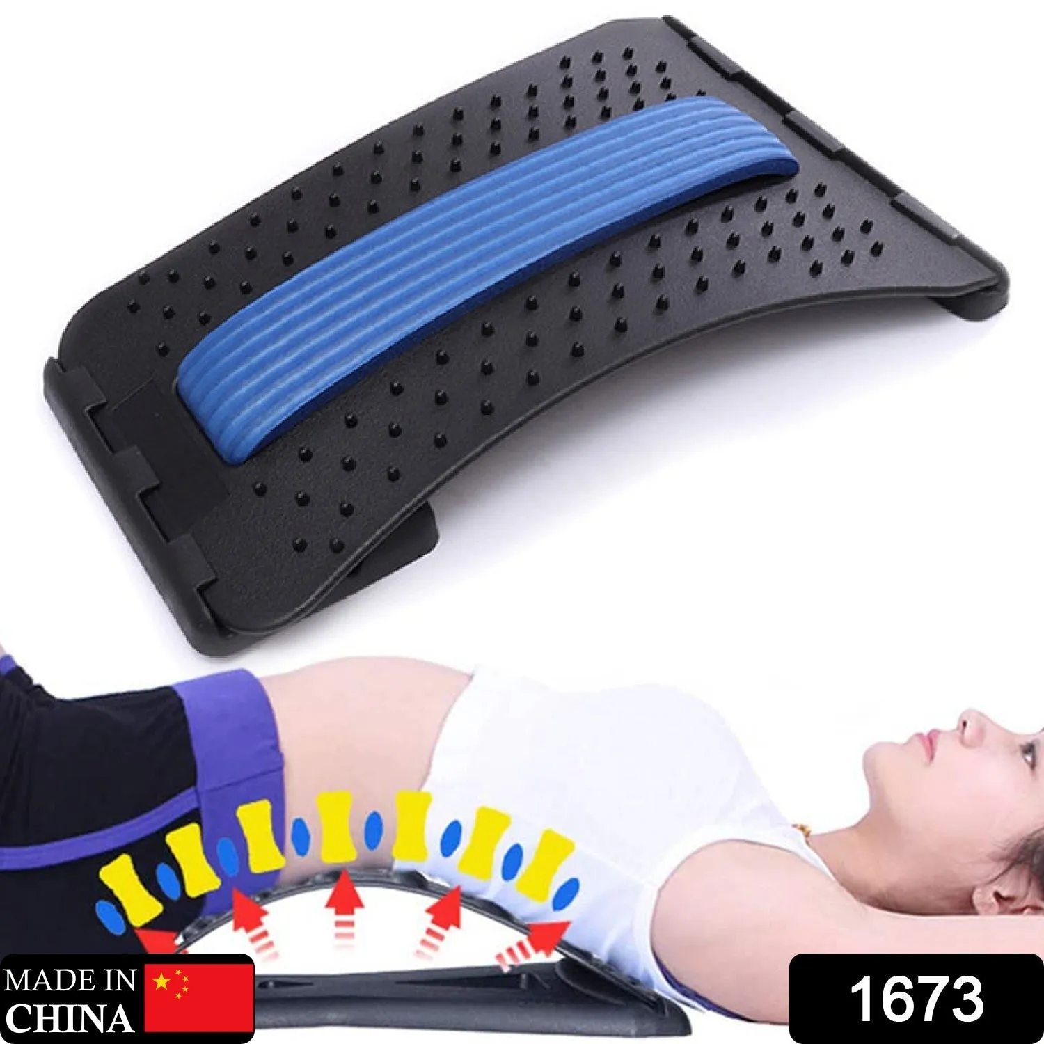 Multi-Level Back Stretcher Posture Corrector Device for Back Pain