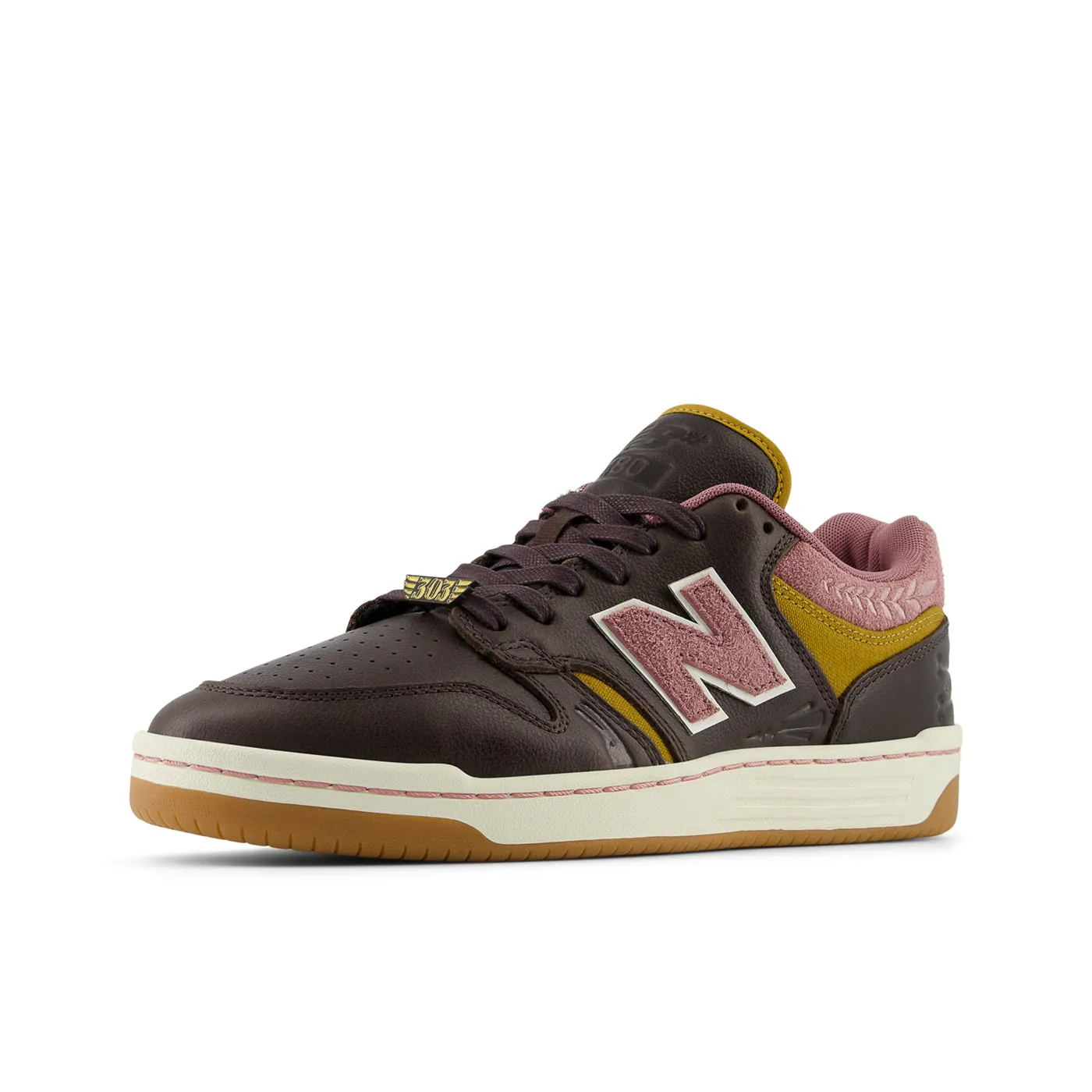 New Balance Numeric Jeremy Fish NM480 x 303 Boards Shoes - Brown / Pink