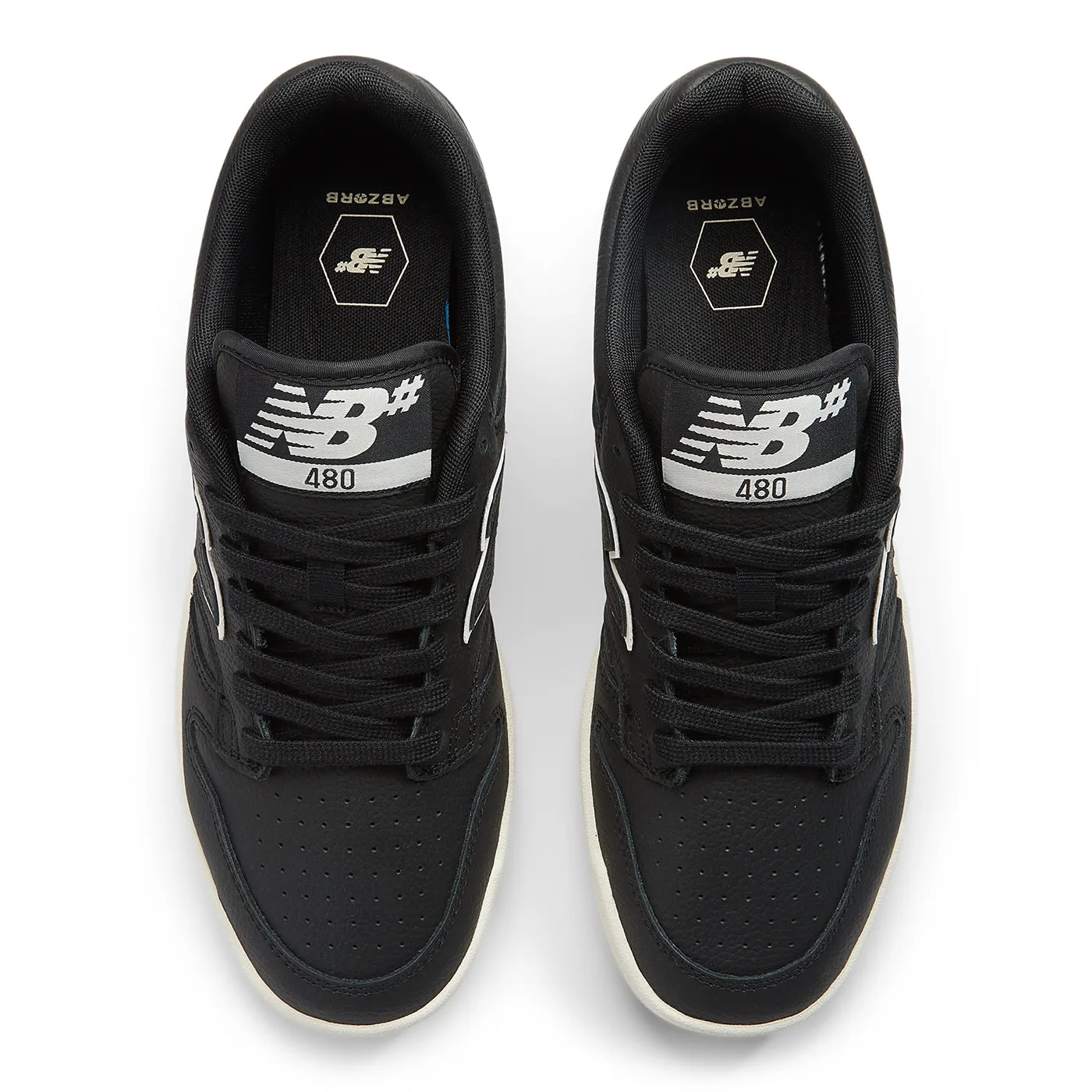 New Balance Numeric NM480 Shoes - Black / Sea Salt