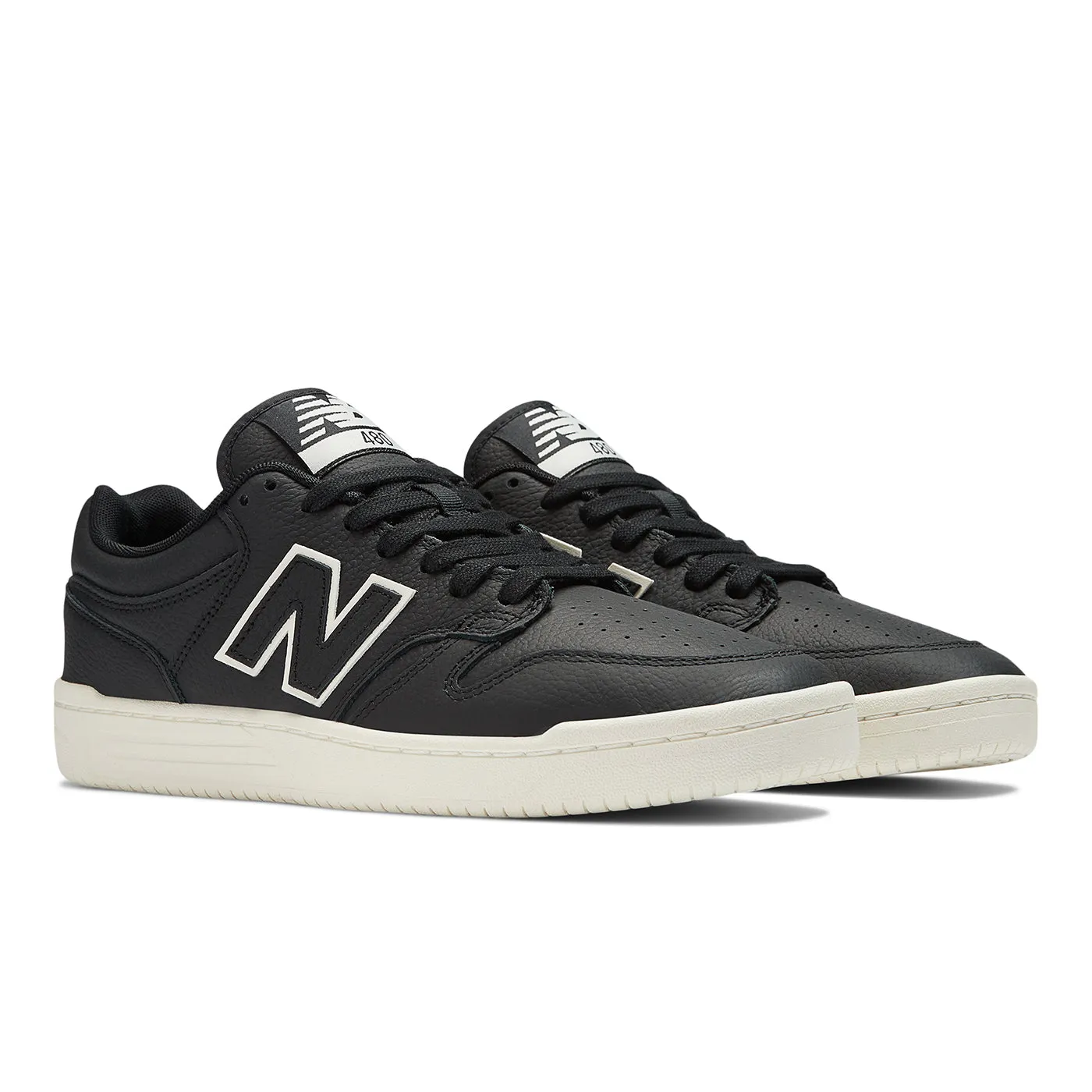 New Balance Numeric NM480 Shoes - Black / Sea Salt