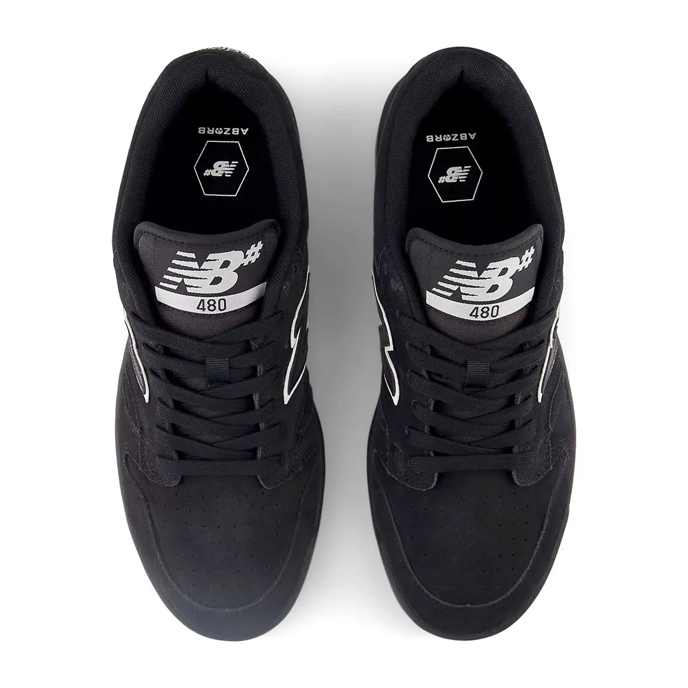 New Balance Numeric NM480 Shoes - Black / White