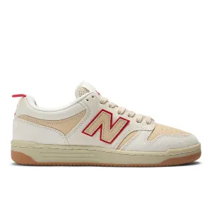 New Balance Numeric NM480 Shoes - Sea Salt / Red