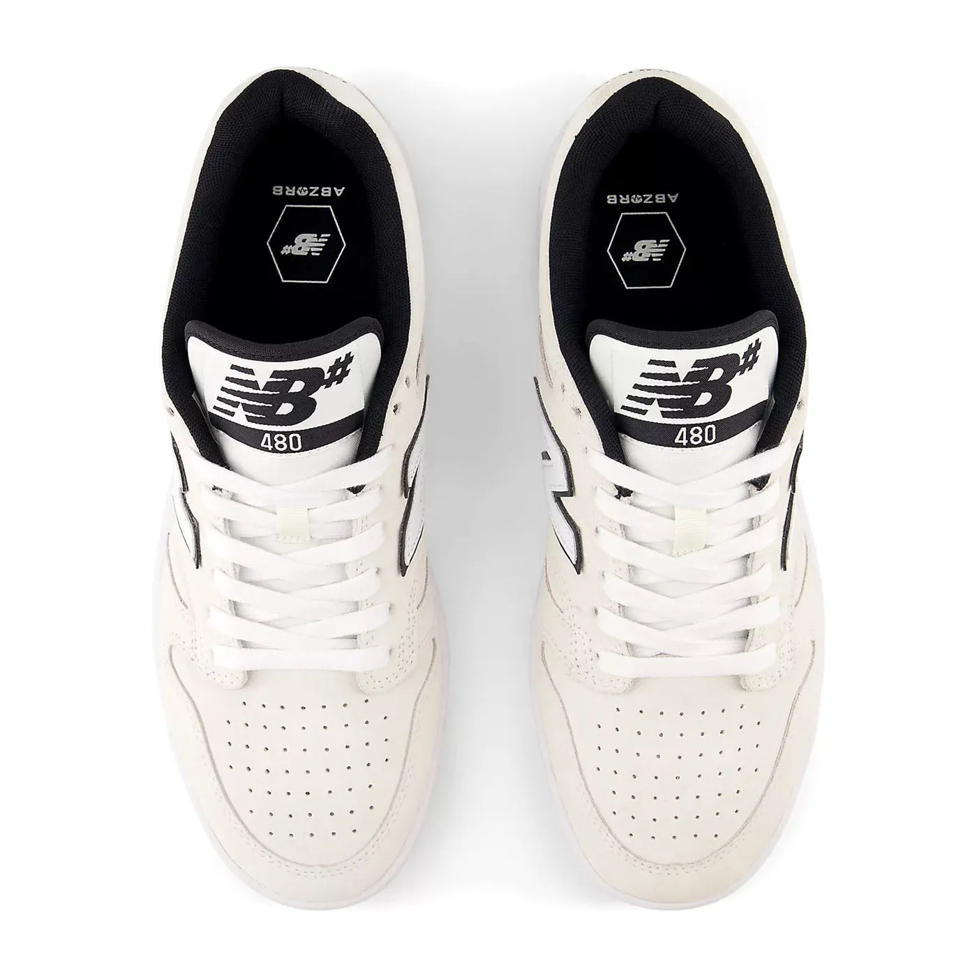 New Balance Numeric NM480 Shoes - White / Black