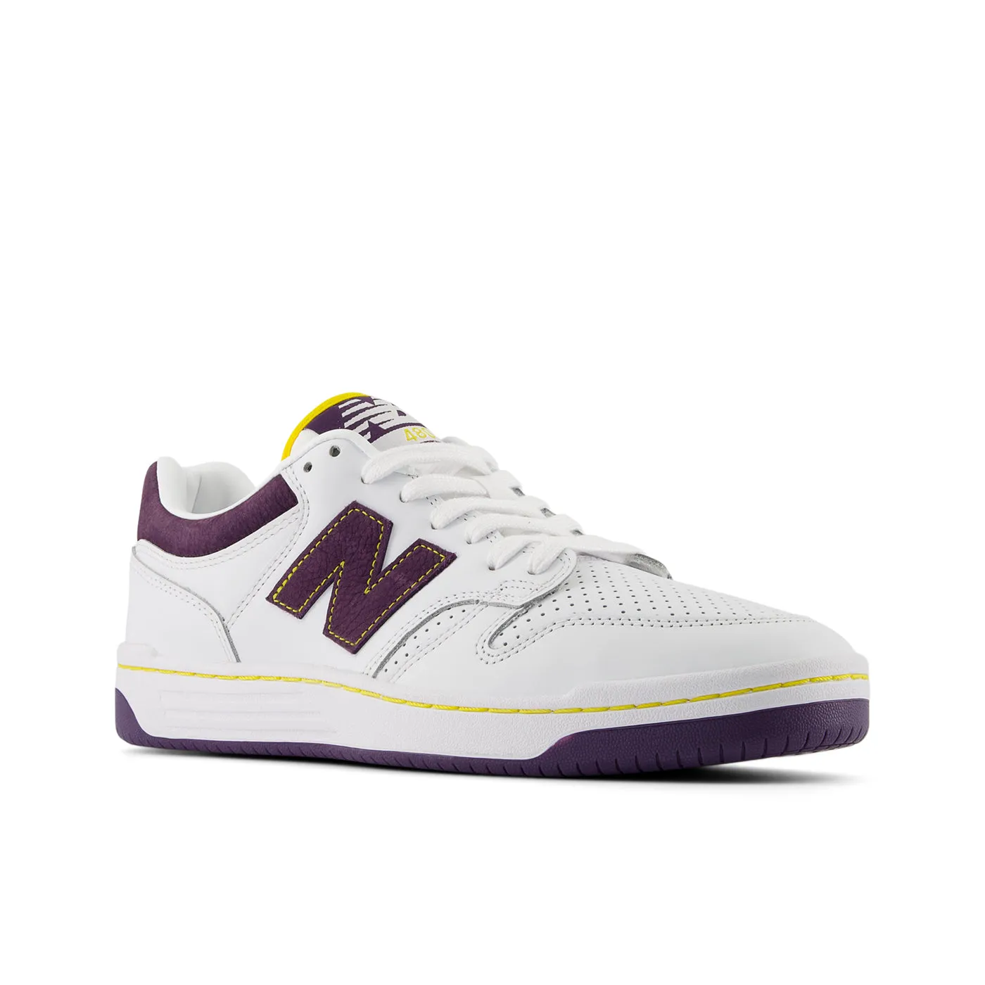 New Balance Numeric NM480 Shoes - White / Purple