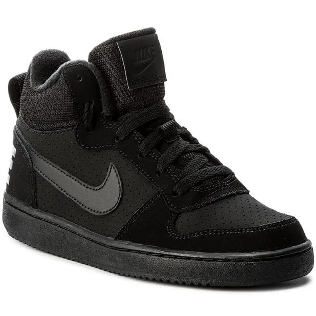 Nike Court Borough Mid Gs Sportswear Shoes Black 839977-001