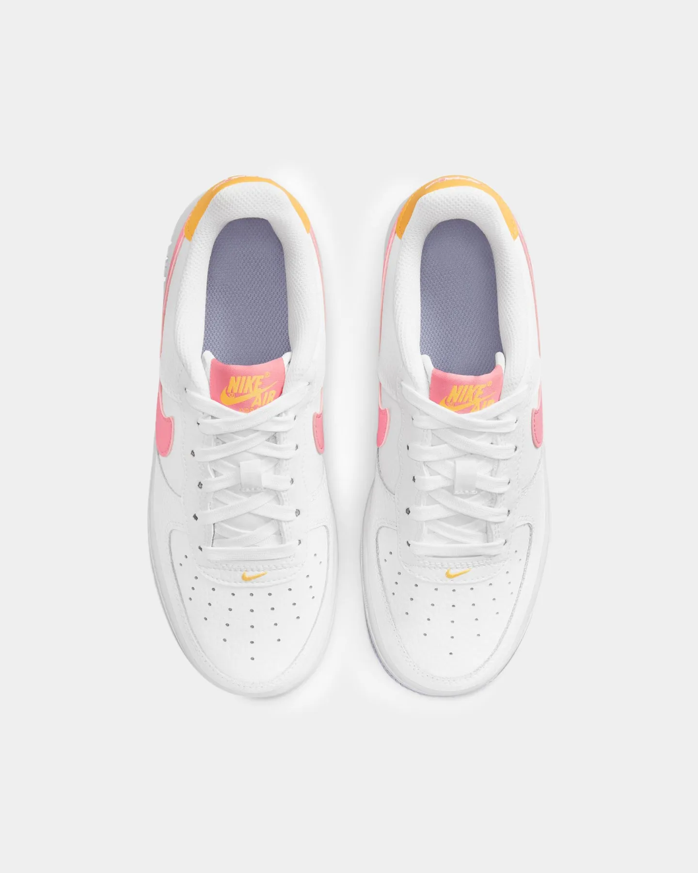 Nike Kids' Air Force 1 (GS) White/Coral Chalk