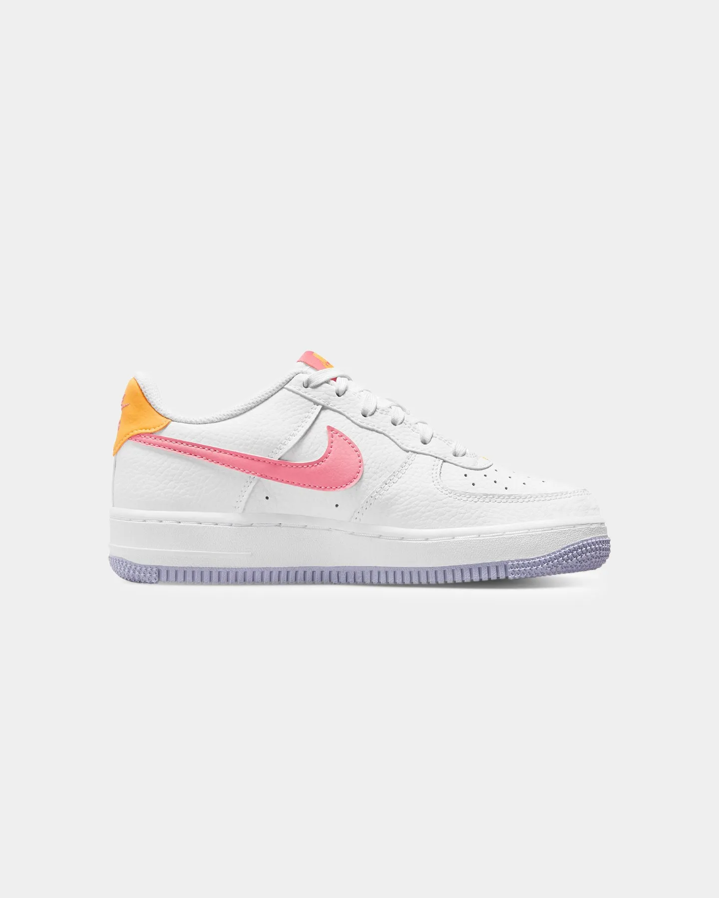 Nike Kids' Air Force 1 (GS) White/Coral Chalk