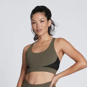 Olive ANY-WEAR™ Sports Bra | Smart Apparel