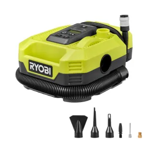 Open Box -  RYOBI ONE  18V Cordless Dual Function Inflator/Deflator(Tool Only)