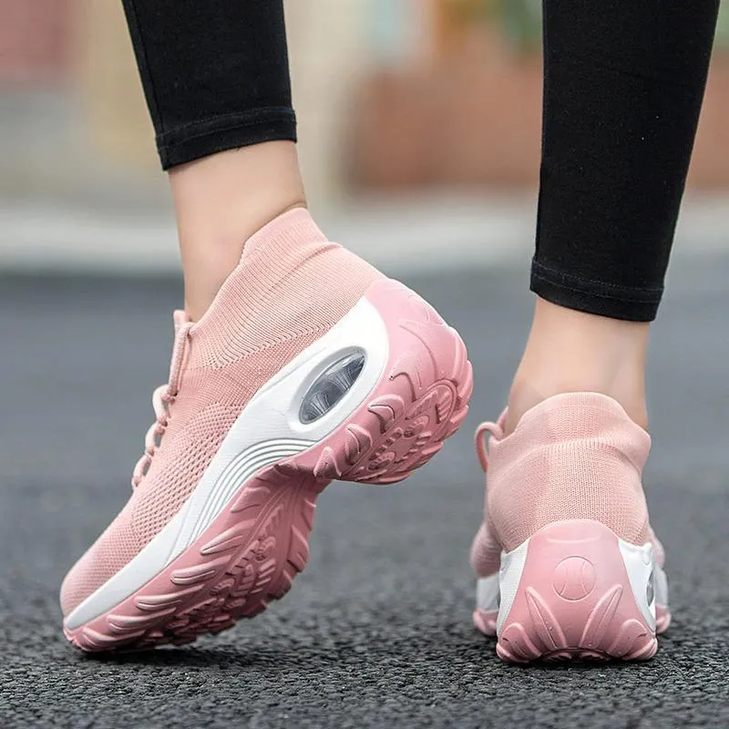 Orthopedic Walking Shoes Platform Sneakers for Women