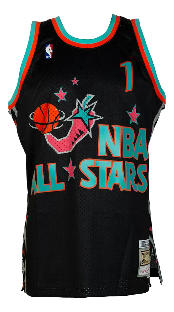 Penny Hardaway Signed Magic 1996 NBA All Star M&N Swingman Basketball Jersey PSA