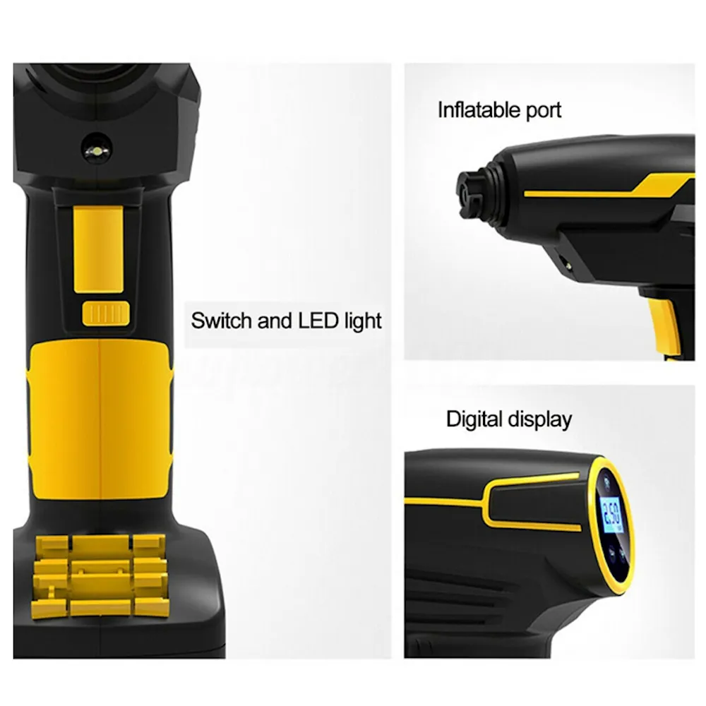 Portable Tire Inflator Air Pump