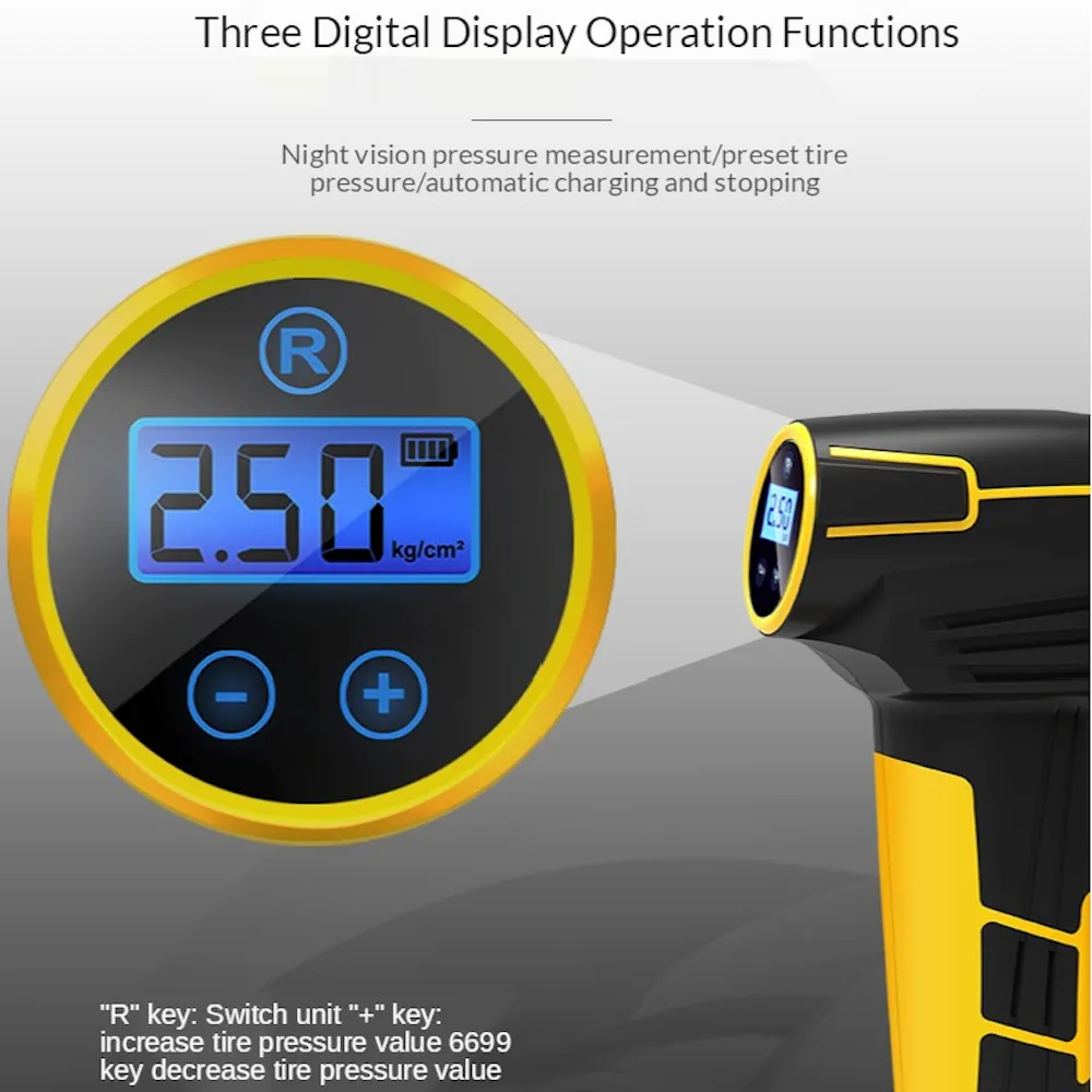 Portable Tire Inflator Air Pump