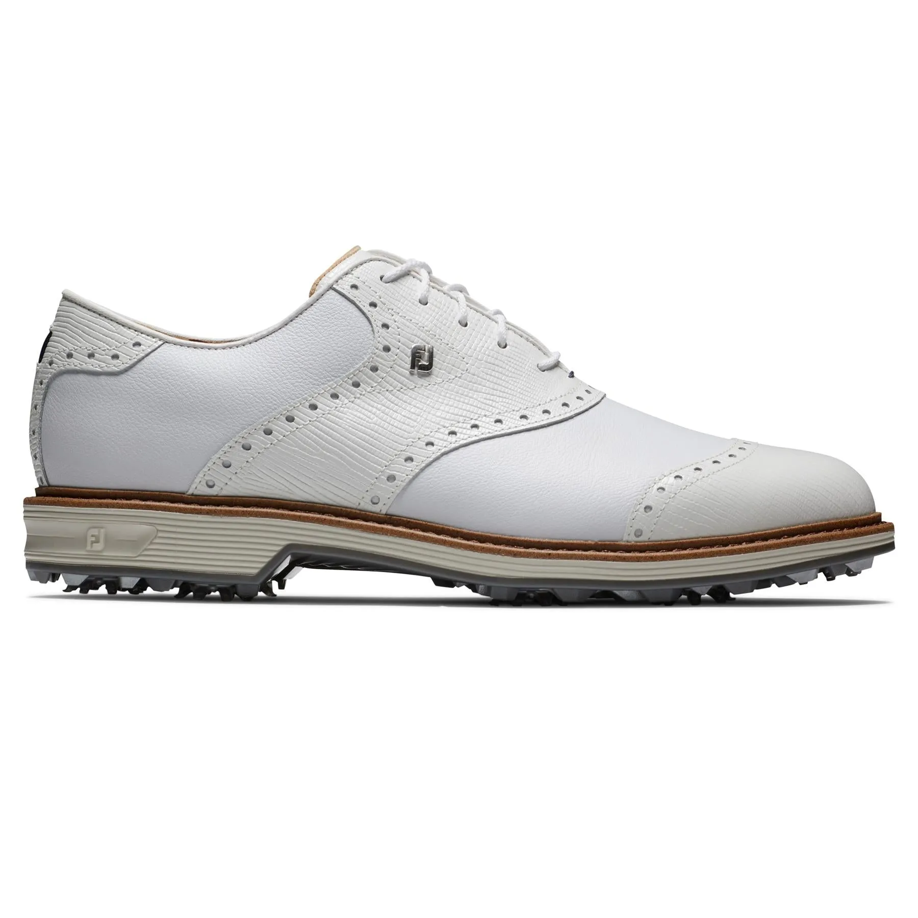 Premiere Series Wilcox DJ Golf Shoes White/White/Light Grey - 2025