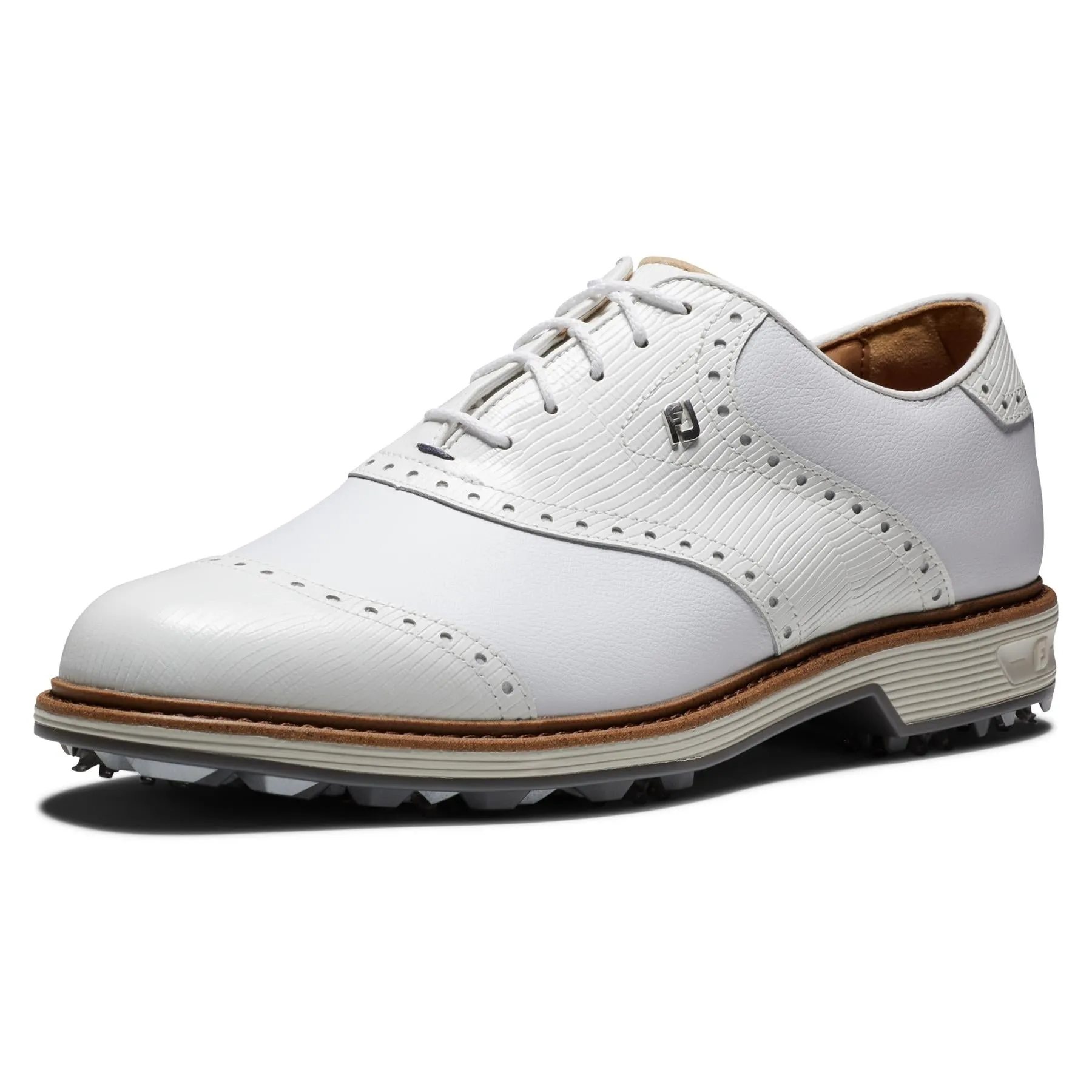 Premiere Series Wilcox DJ Golf Shoes White/White/Light Grey - 2025