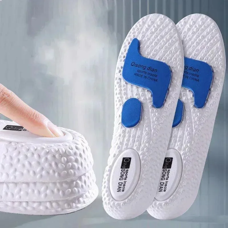 Premium Shock-Absorbing Shoe Insoles with Arch Support and Height Boost for Active Lifestyles