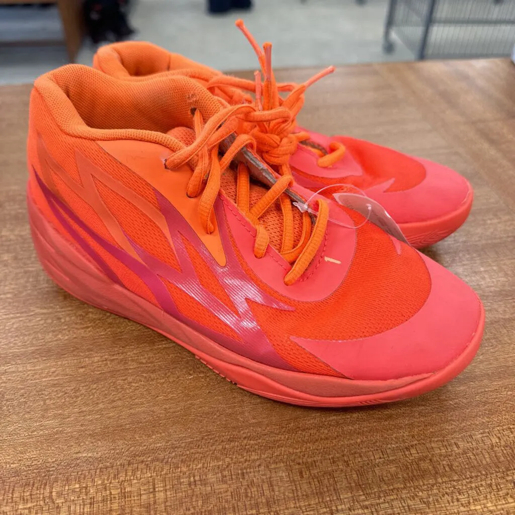 Puma - Kids Lamelo MB.02 Basketball Shoes - MSRP $130: Orange/Red-children-3Y