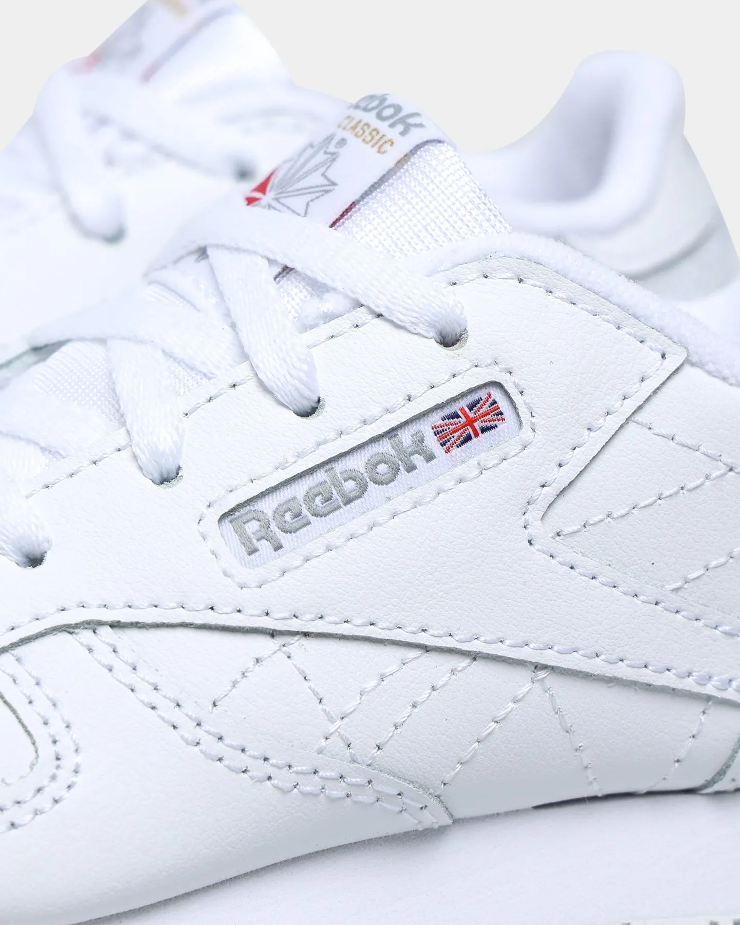 Reebok Infant Classic Leather White/Light Grey