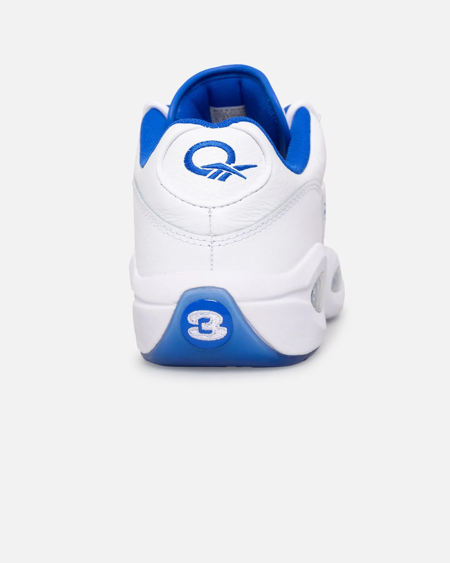 Reebok Question Low "Blue Toe" Footwear White/Electric Cobalt