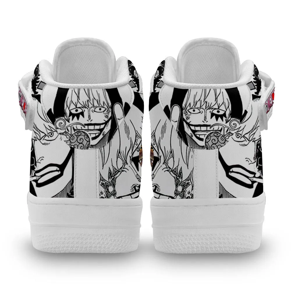 Rosinante Sneakers Air Mid OP Custom Anime Shoes Mix Manga