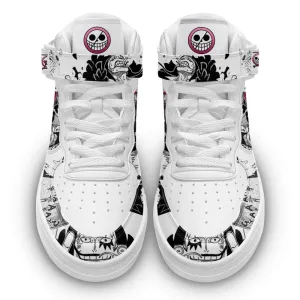 Rosinante Sneakers Air Mid OP Custom Anime Shoes Mix Manga