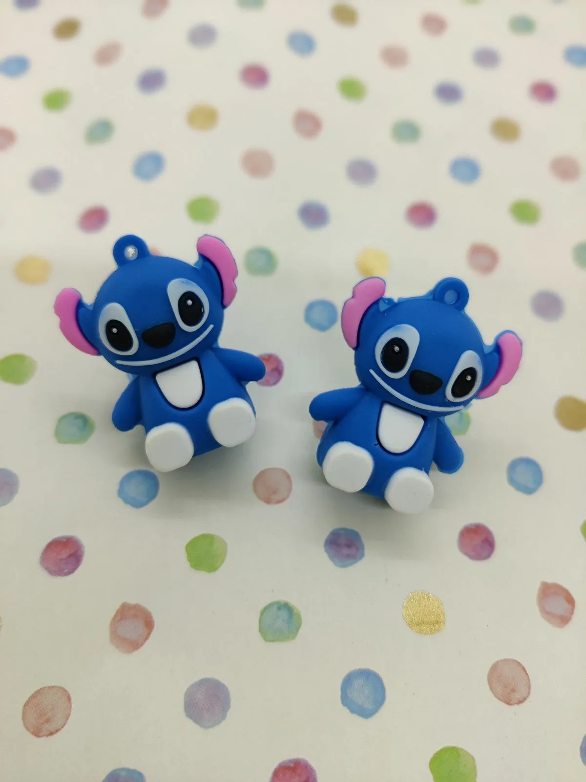 STITCH SHOE CHARMS - BLUE