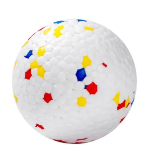 Talking Dog Club Bloom Ball Indestructible Heavy Chew Toy for Dogs (White)