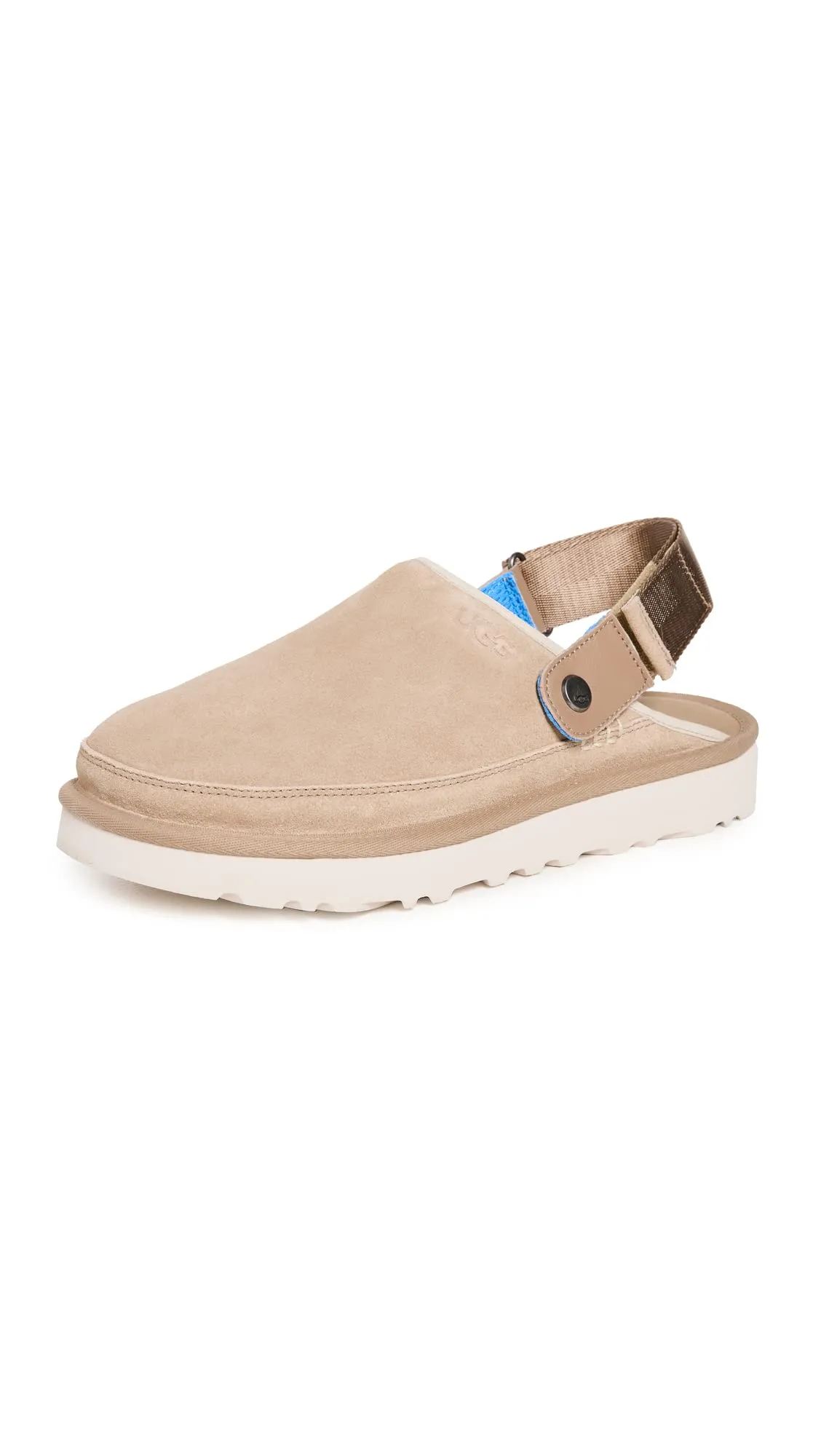 UGG Men's Goldencoast Clog Sandal, Sand / Santorini