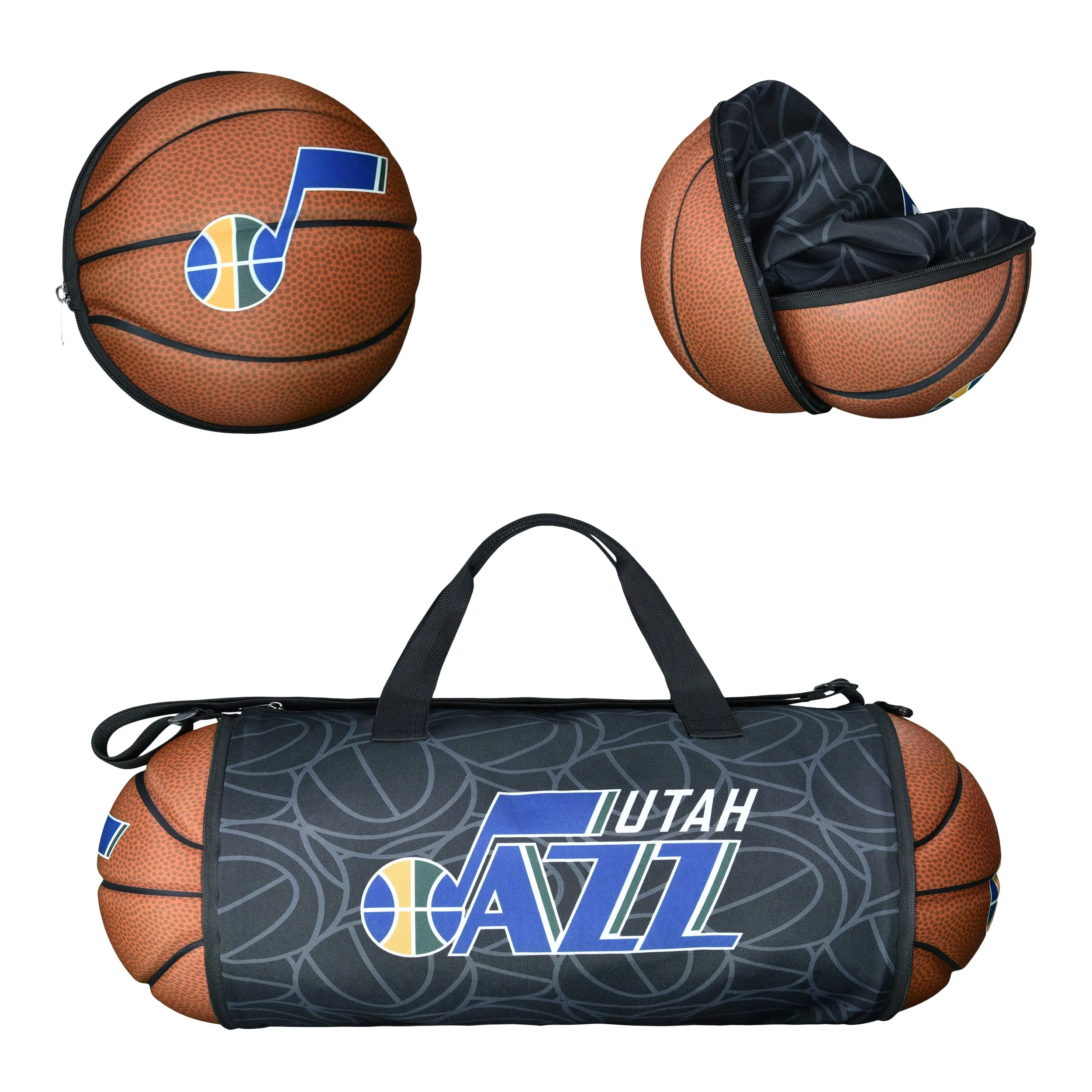 Utah Jazz Collapsible Duffel Bag Maccabi Art