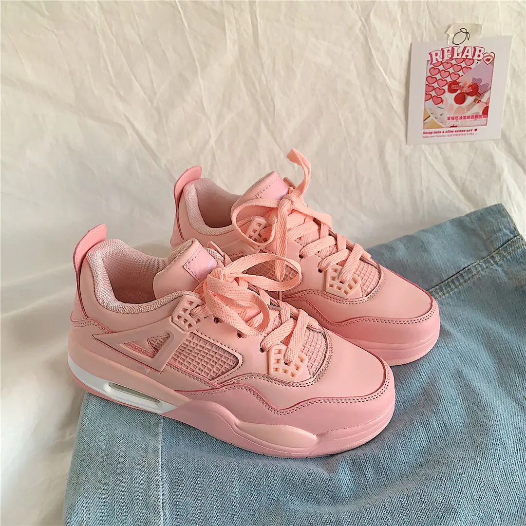 Wild Girl Pink Sporty Sneakers Shoes