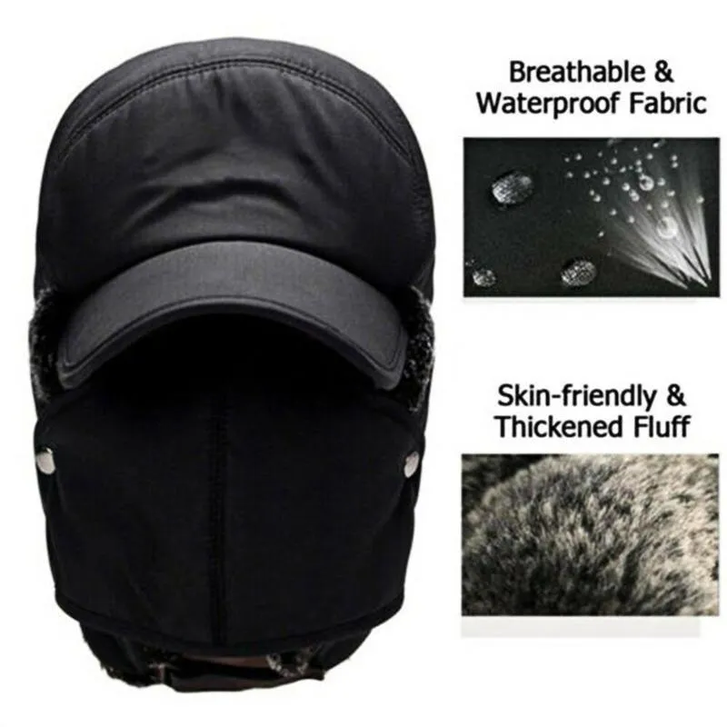 Winter Full Face Cover Warm Hat