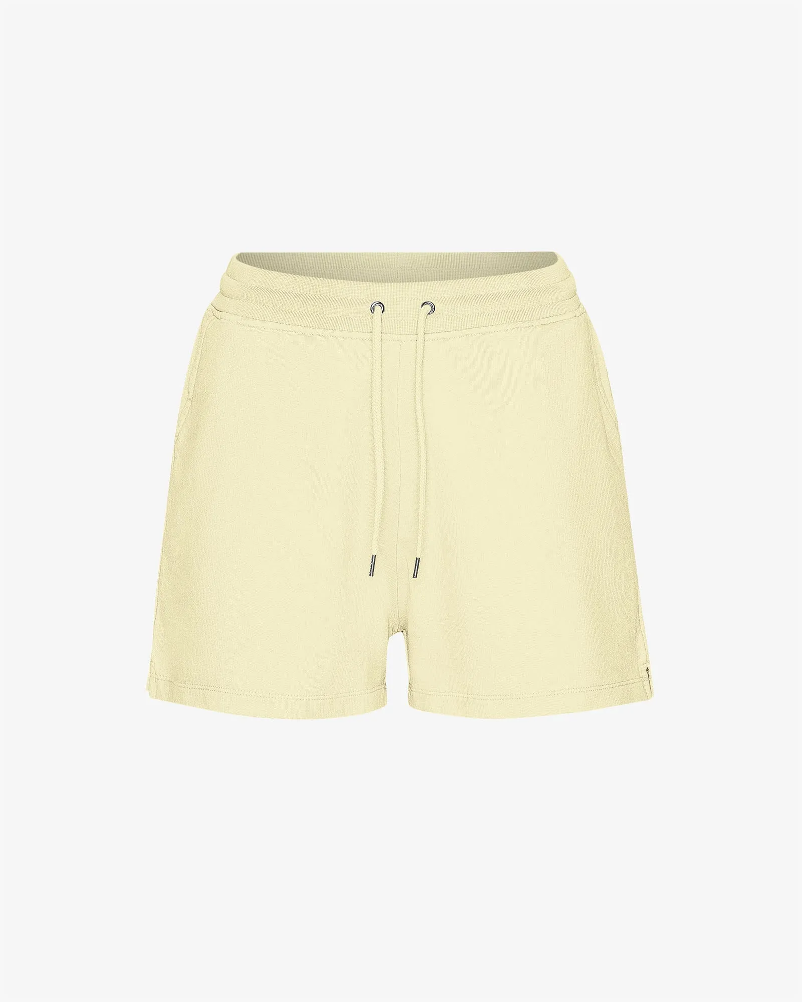 Women Organic Sweatshorts - Soft Yellow