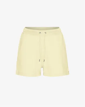 Women Organic Sweatshorts - Soft Yellow