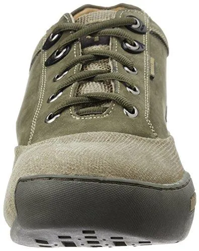 Woodland Men's Green Leather Sneakers - 10 UK/India (44 EU)