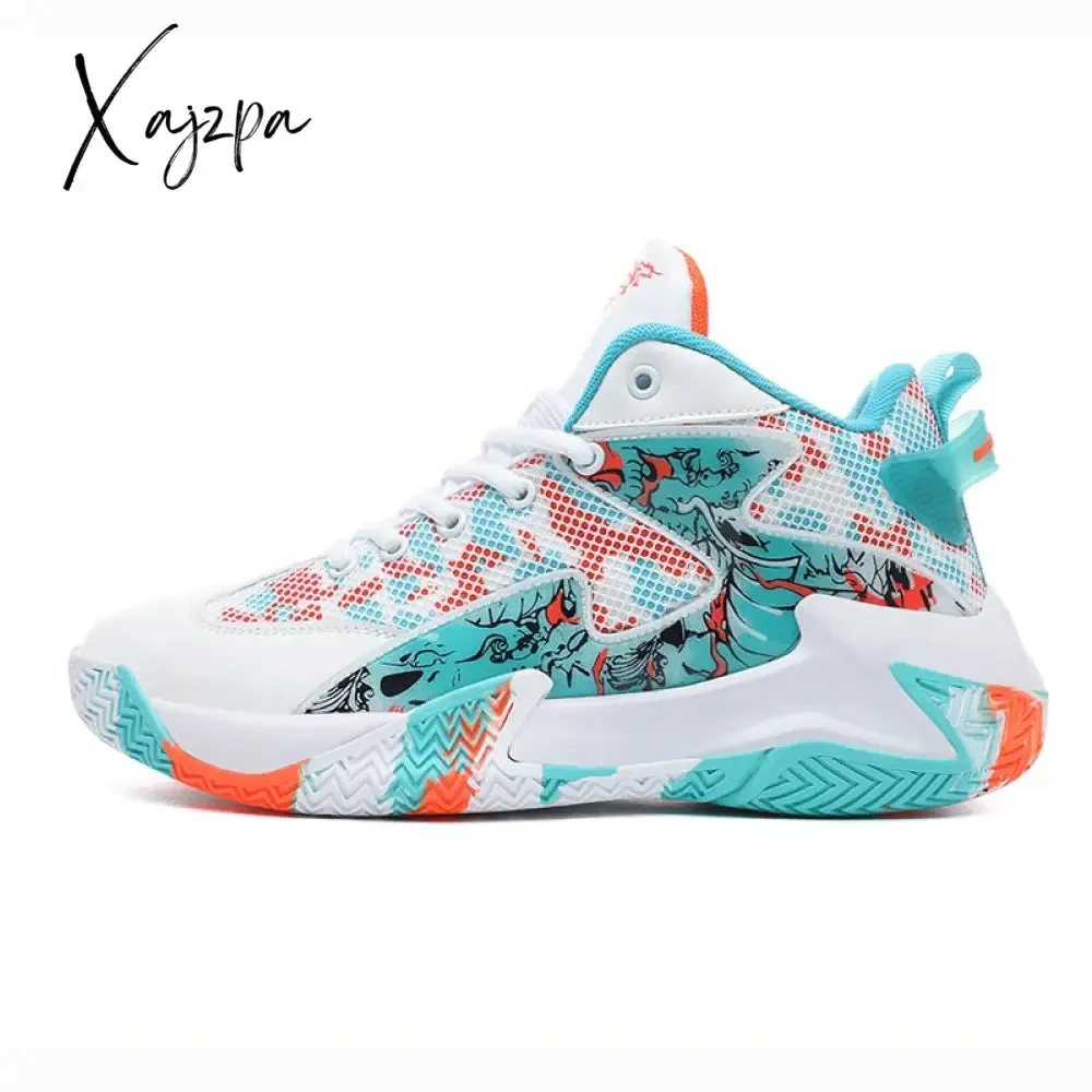 Xajzpa - Basketball Shoes Breathable Confortable Sports Shoes Training Athletic Basketball Sneakers Men Zapatos De Mujer Tendencia