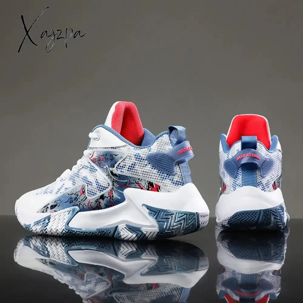 Xajzpa - Basketball Shoes Breathable Confortable Sports Shoes Training Athletic Basketball Sneakers Men Zapatos De Mujer Tendencia