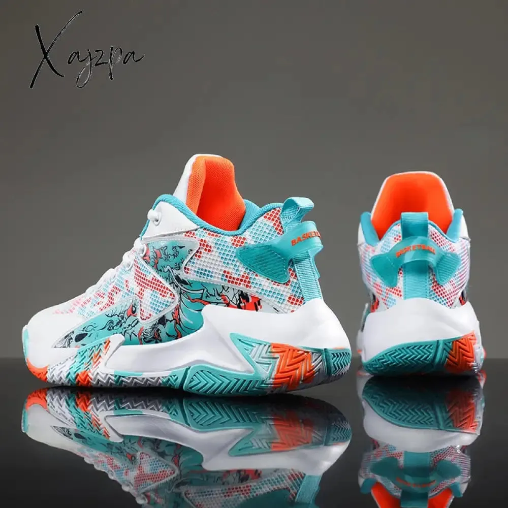 Xajzpa - Basketball Shoes Breathable Confortable Sports Shoes Training Athletic Basketball Sneakers Men Zapatos De Mujer Tendencia