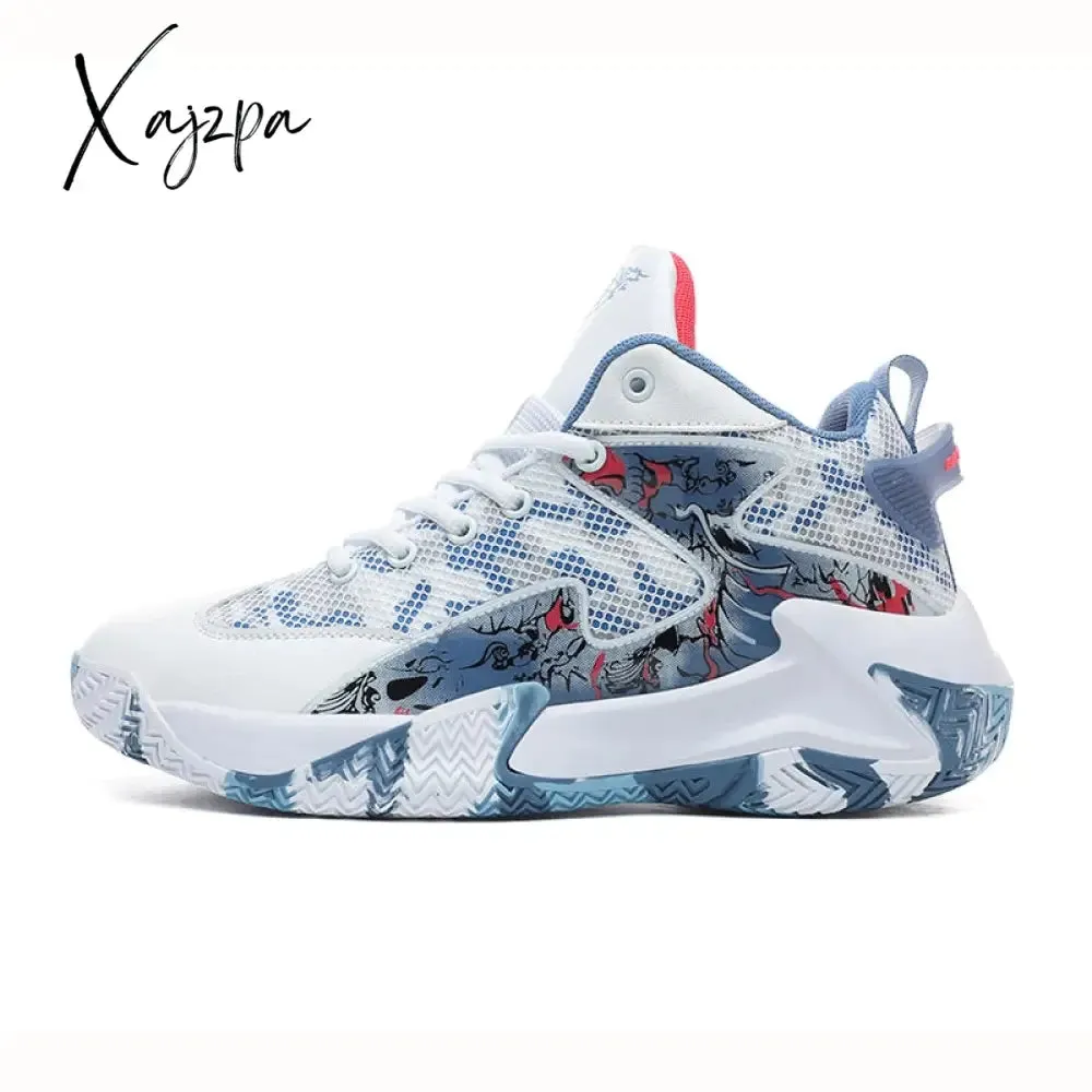 Xajzpa - Basketball Shoes Breathable Confortable Sports Shoes Training Athletic Basketball Sneakers Men Zapatos De Mujer Tendencia