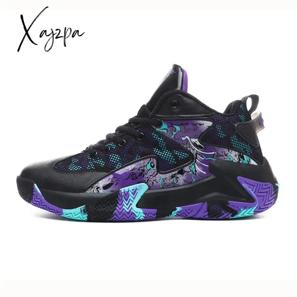 Xajzpa - Basketball Shoes Breathable Confortable Sports Shoes Training Athletic Basketball Sneakers Men Zapatos De Mujer Tendencia